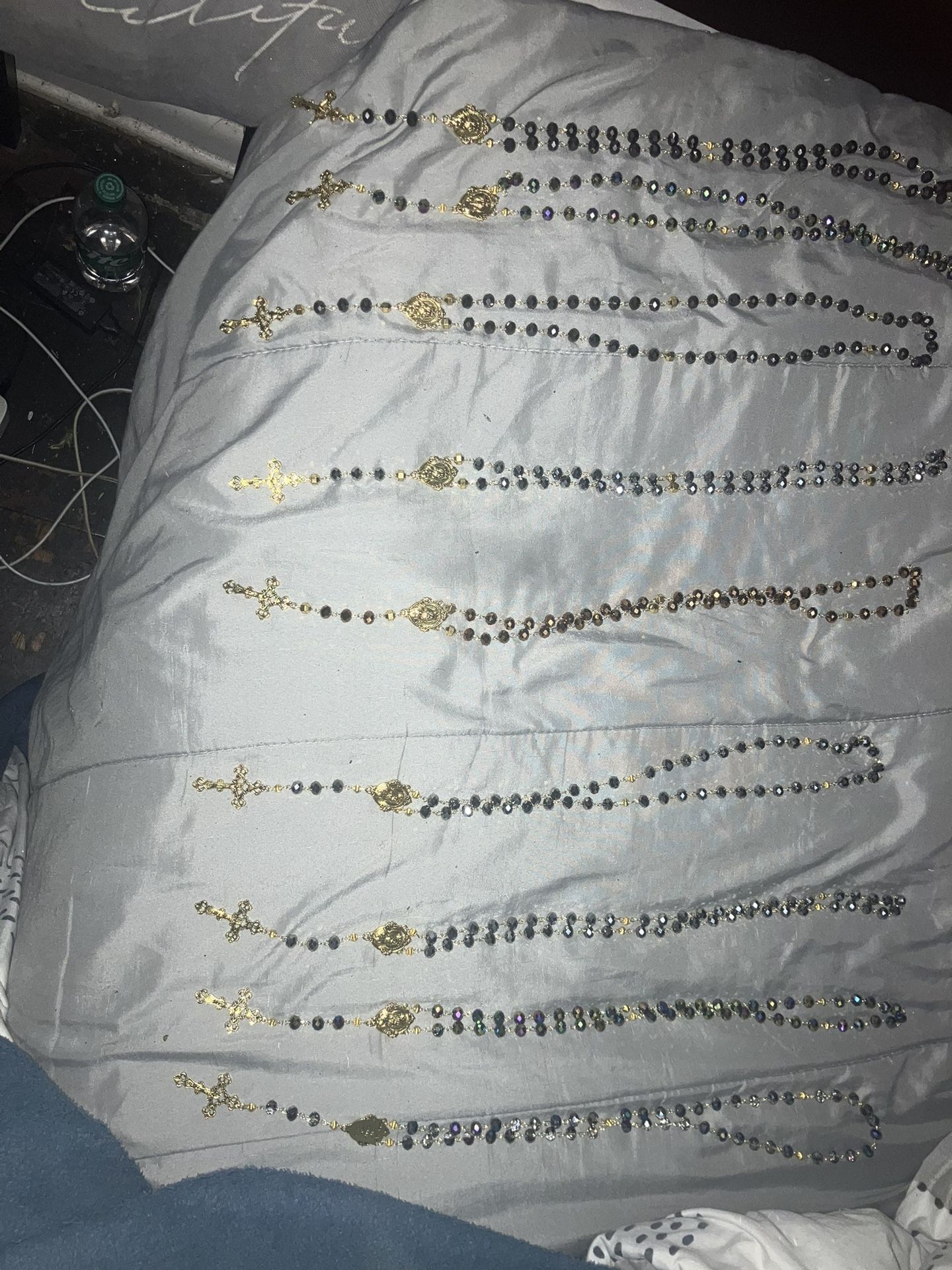 9 Crystal Rosaries