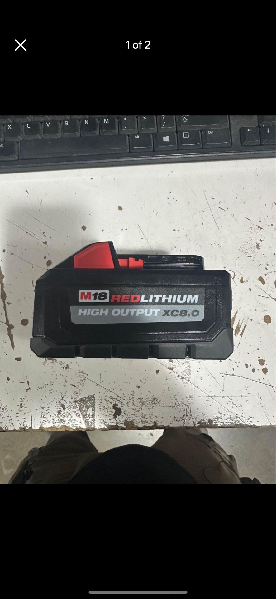 Milwaukee M18 8.0 Battery 