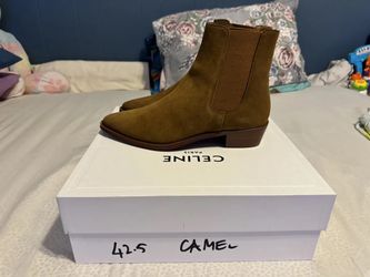 Celine x Hedi Slimane Suede Chelsea Boots for Sale in New  display picture 3