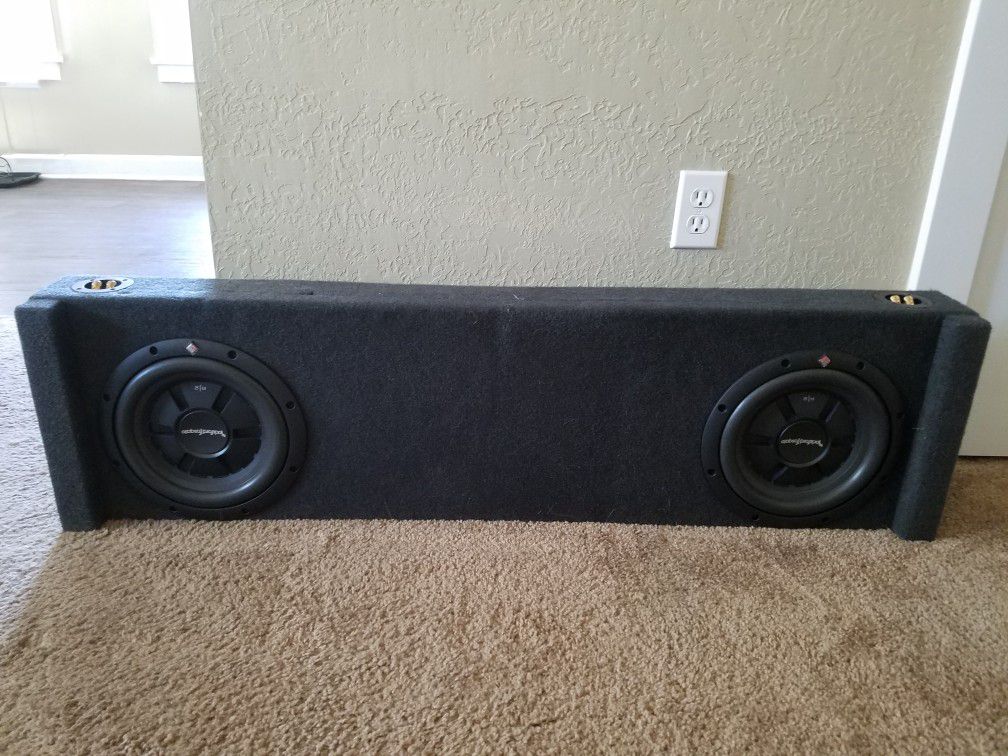 Rockford Fosgate subs and amp