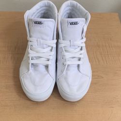 White Vans size 8,5
