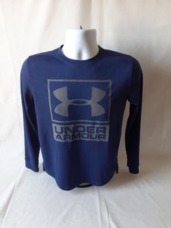 Under Armour boys blue athletic long sleeve top size L