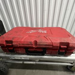 Milwaukee M18 Cordless Grease Gun with hard case.