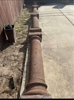 1/2 Cantera columns 6 FT