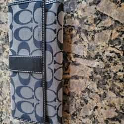 Black Coach Wallet