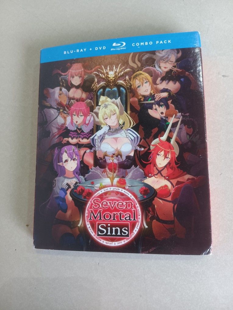 Seven Mortal Sins. Anime. Blu-Ray and DVD