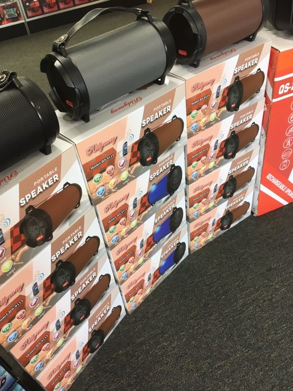 Portable Bluetooth speaker rechargeable great for the beach