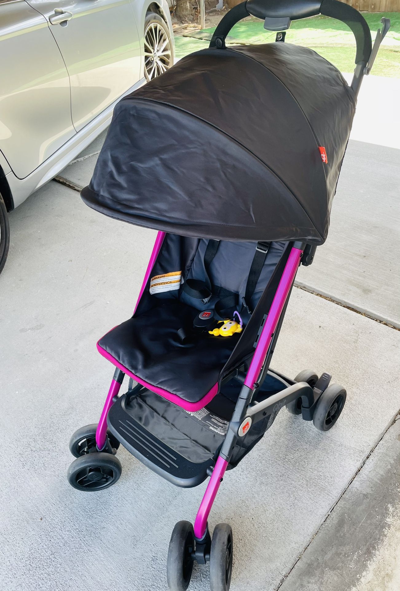 Qbit Stroller Pink- Carreola Gb Qbit Rosa 