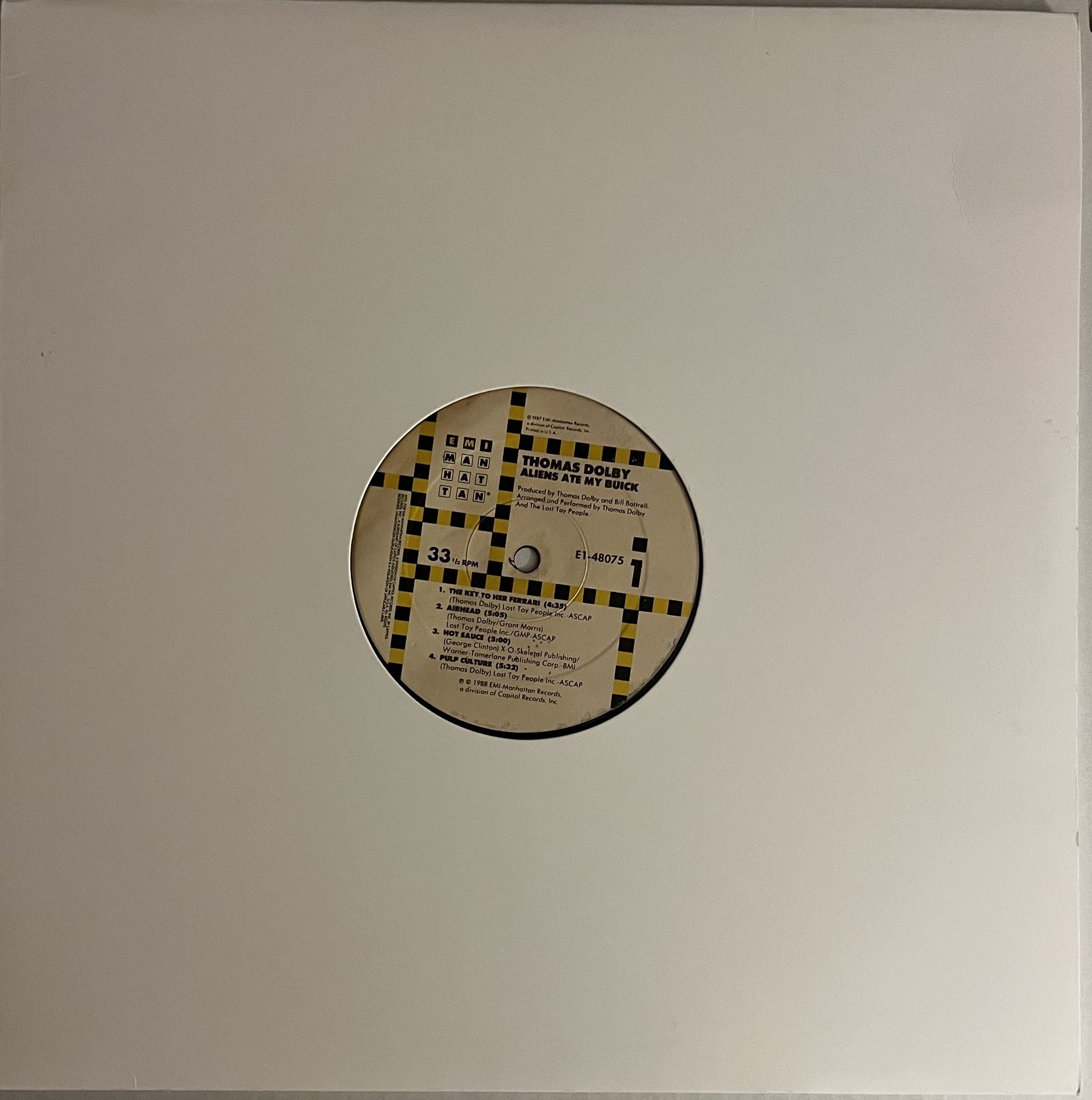 Thomas Dolby - Aliens Ate My Buick