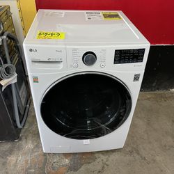 New LG Front Load Washer 5.0 Cubic Feet 