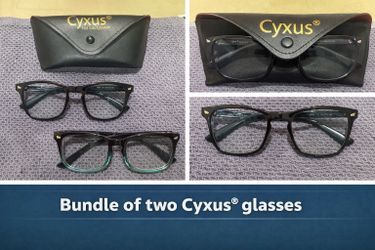 Cyxus Eyeglasses Bundle (2 Pairs + Case)