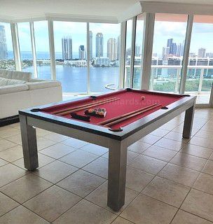 Monaco Pool Table with Dining Top