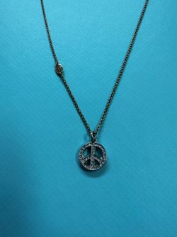 Juicy Couture Peace Sign Necklace