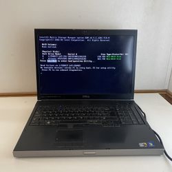 DELL PRECISION M6500 Laptop Core I7 Q 740 4GB 256GB