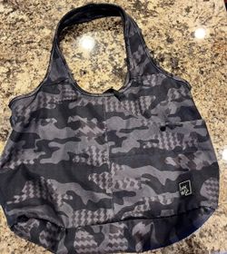 IHKWIP grey camo everyday shopper tote