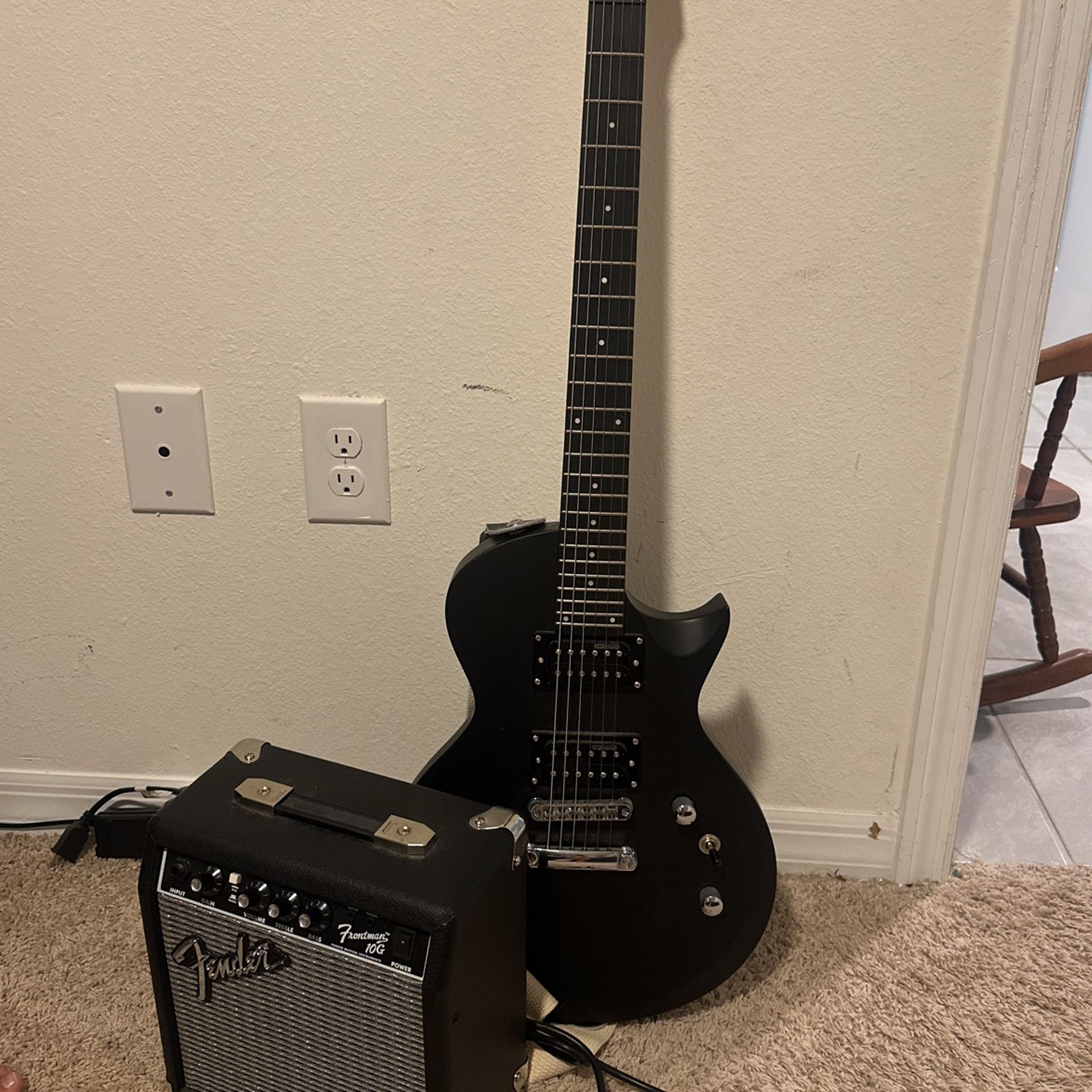 LTD EC-10 and amp fender 10G