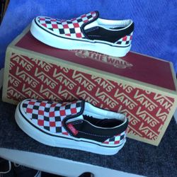 Vans Classic Slip- On Shoes Size 12 K