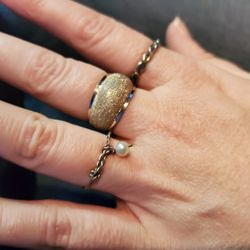 .925 Silver Rings 15 Each