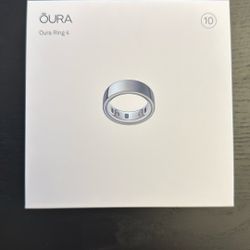 Oura Ring 4 - Silver (New) Size 10