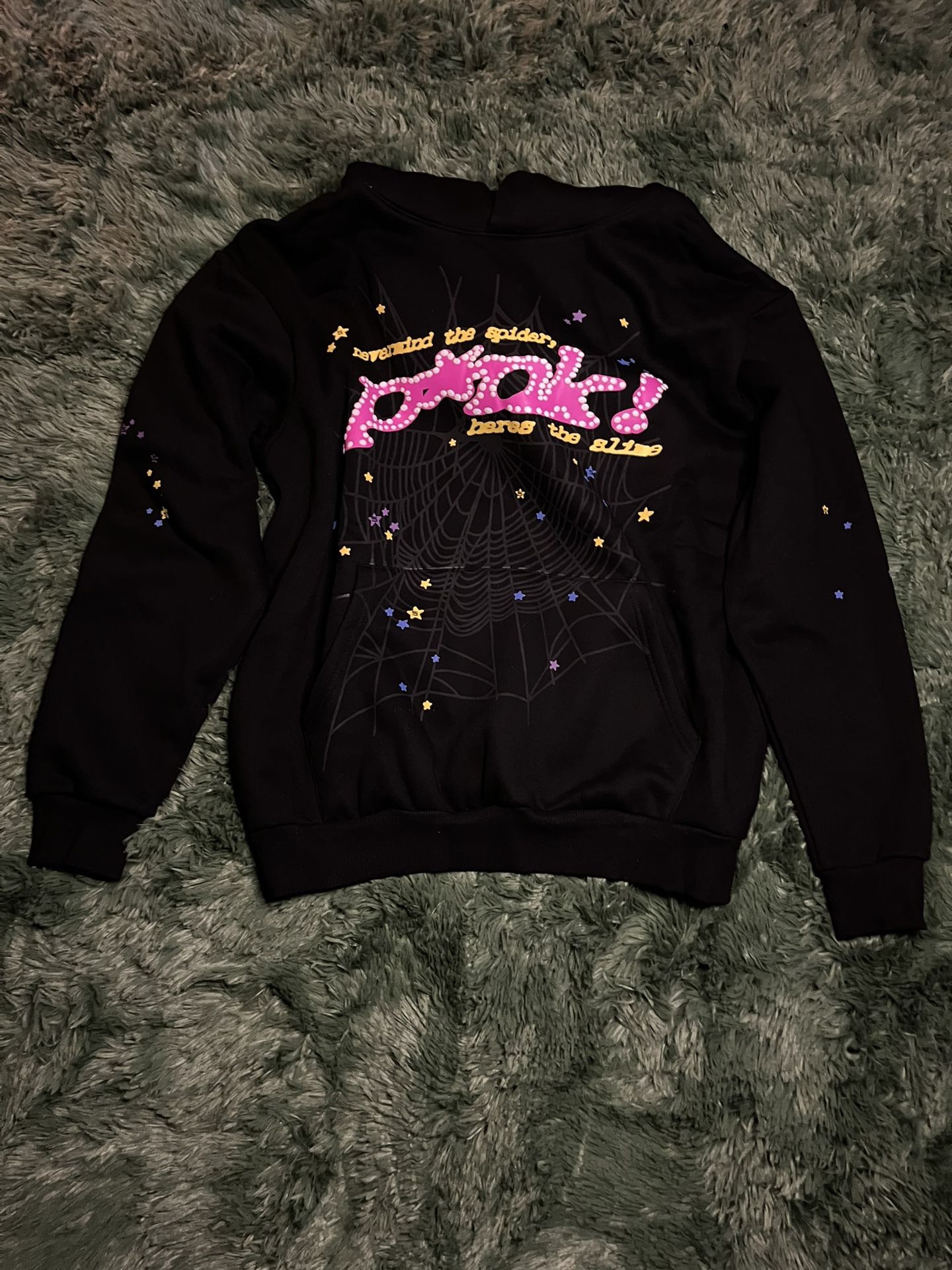Pink Spider Hoodie
