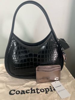 Coach Ergo Bag In Croc-Embossed Coachtopia Leather