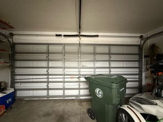Overhead Garage Door Broken Spring Opener Off Track Replace And Adjustment