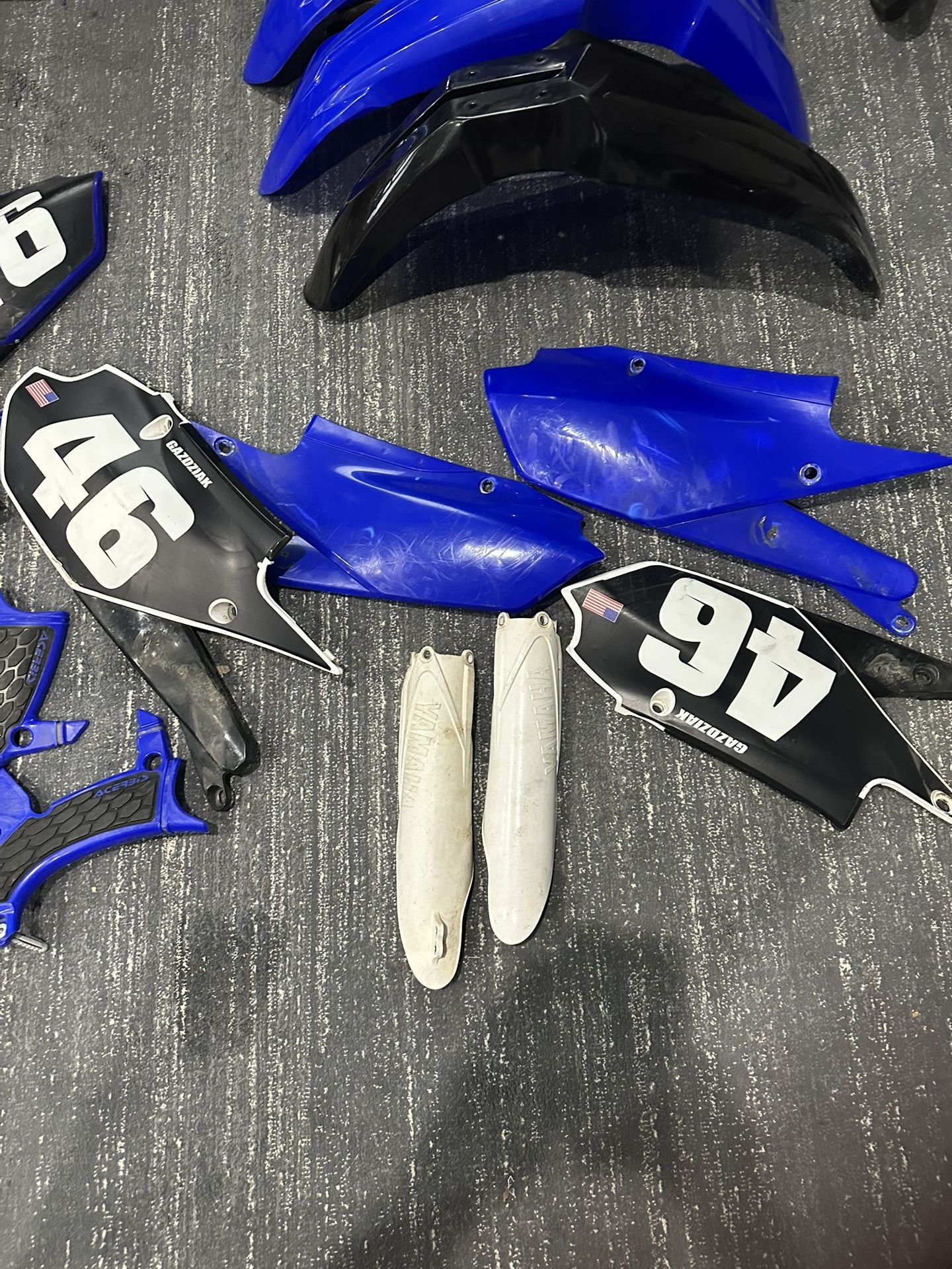 2018-22 Yamaha Yz450f or Yz250f  Plastics
