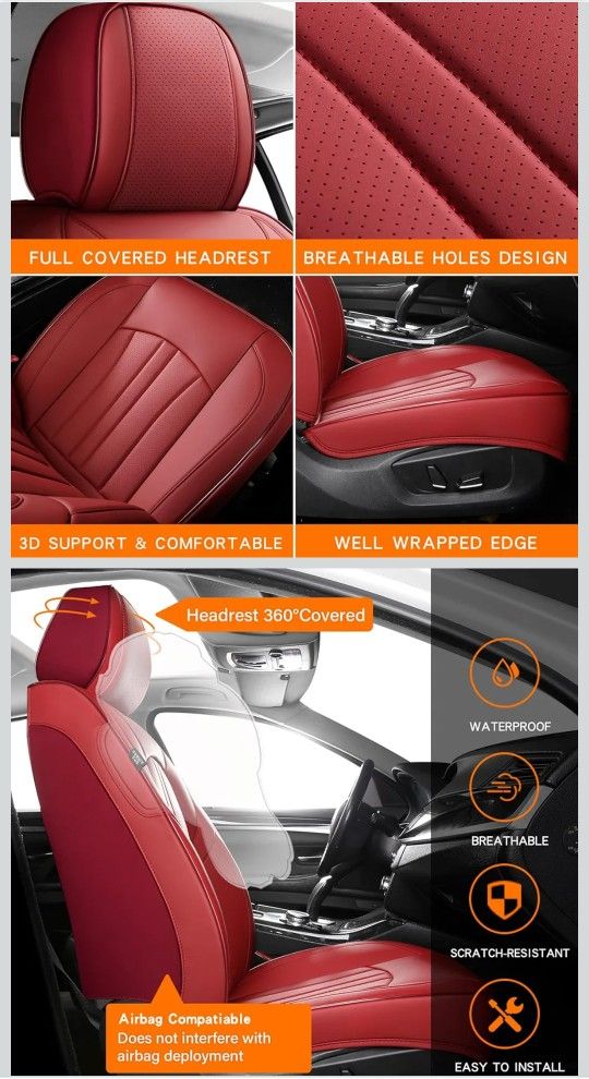 (Covers) Fundas para asientos RAV4 Accord Altima Rogue CX5 CRV