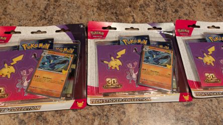 Pokémon 30th Celebration Tech Stickers