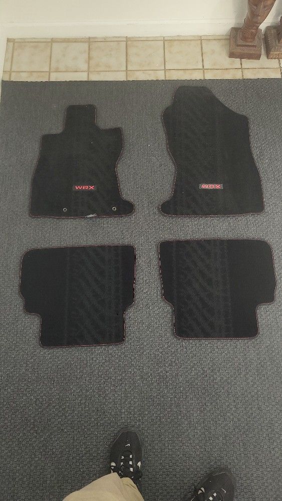 OEM Subaru WRX Carpet Floor Mats – Brand New