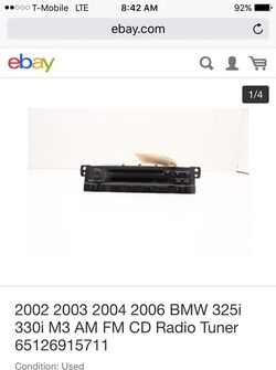 BMW 325 I CD Radio Turner