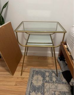 2 mid-century nightstands from west elm