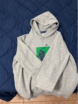 Polo hoodie grey