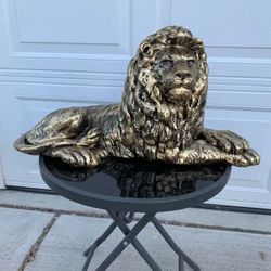 Golden Lion Statue