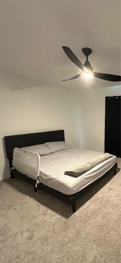 Queen size bed with mattress