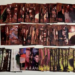 85 CARDS BASE SET Incomplet BUFFY THE VAMPIRE SLAYER WOMEN OF SUNNYDALE TRADING 