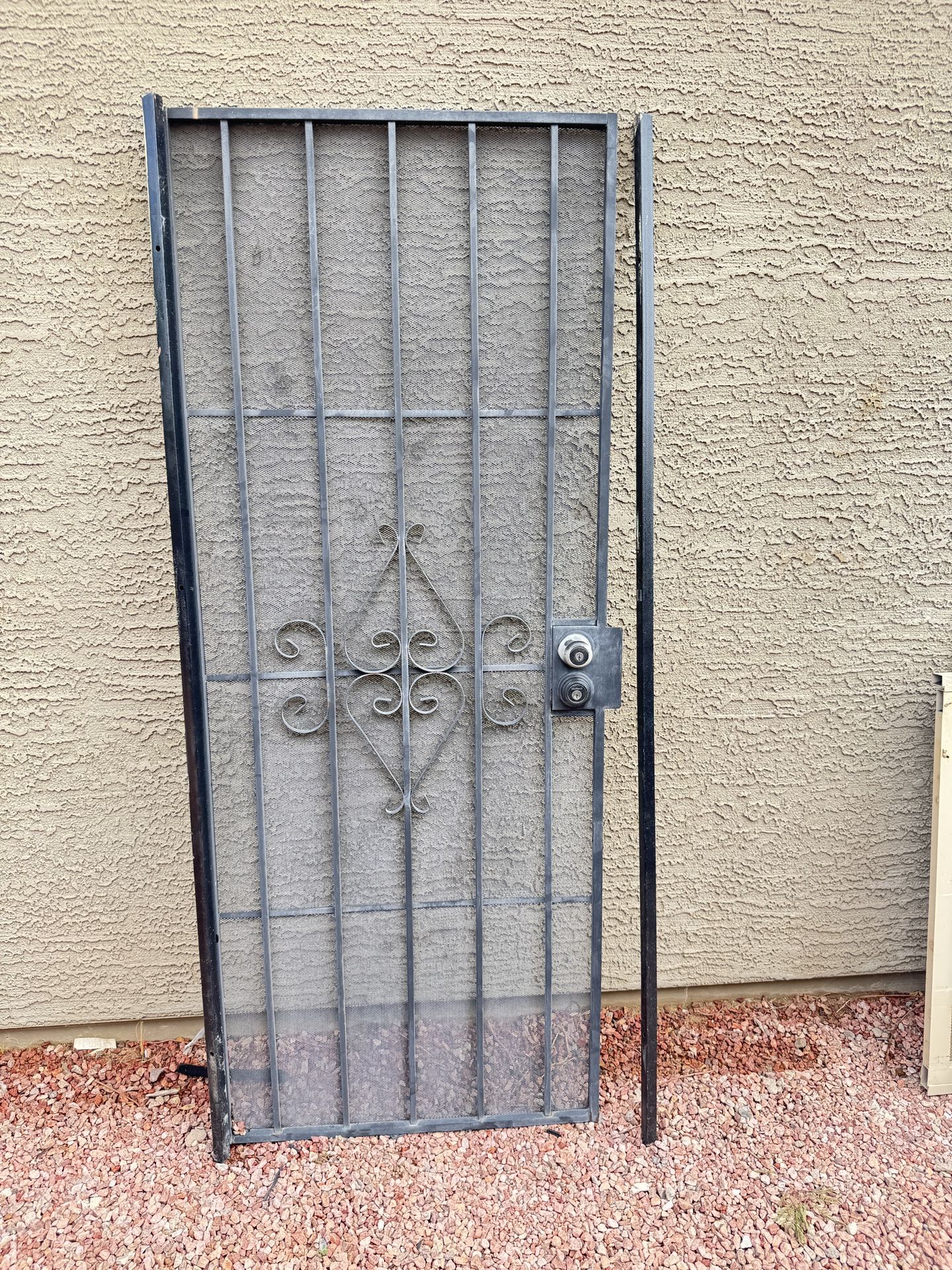 Secure door Black 341/2”c801/2” $50