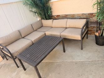 Patio table set