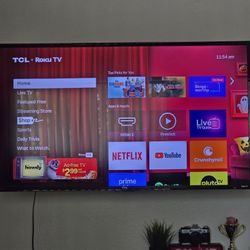 TCL 48” Class S-Series Roku LED FHD TV 120Hz (Comes With Legs)