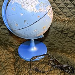 8 Inch Globe Lamp