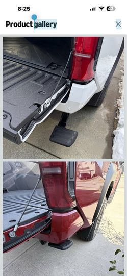 Rear retractable step for Toyota Tacoma