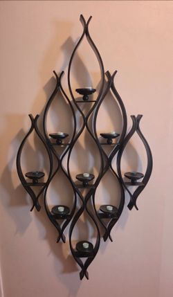 Wall candle holder