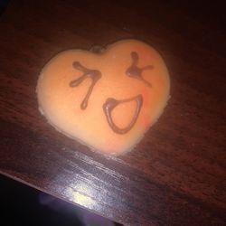 Heart With Happy Face Squishy 