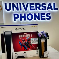 SONY PLAYSTATION PS5 [ SPIDER MAN-2] DISC VERSION NEW IN BOX $1 DOWN TODAY REST IN PAYMENTS.NO CREDIT CHECK 