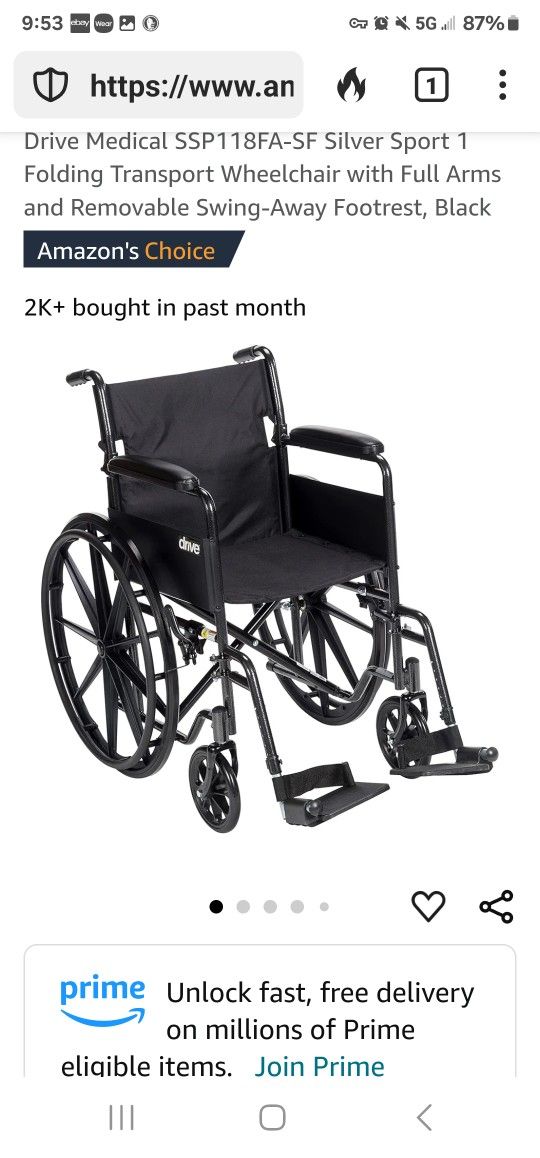 WHEEL CHAIR NEW