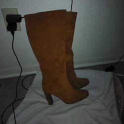 Size 7 And 1/2 Forever 21 Suede Leather Boots
