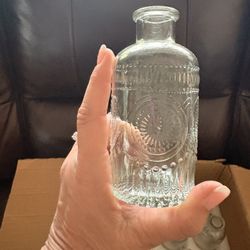 Set Of 12 New Clear Vases