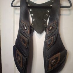El Gato Montes OOAK handcrafted leather "El Norteno" holster Style vest