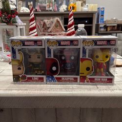 Marvel Funko Pops Christmas Bundle