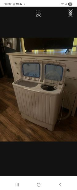 Portable washer and dryer used